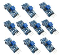 10 PièCes TCRT5000 Module de Capteur RéFléChissant Infrarouge Ligne de BarrièRe IR Piste Interrupteur PhotoéLectrique pour Robot de Voiture