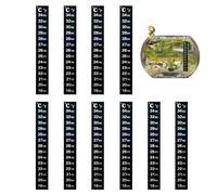 10 Pièces Température Autocollant Stick on Thermomètres Autocollant de Thermomètre Adhésif Précis Thermomètre à Bande Adhésive Patchs de Changement de Température Précis pour les Aquariums (1#)