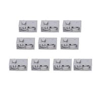 10 Pièces Tendeur Fil Clôture Électrique, Alliage Aluminium, Serrage Inline, Anti Vol, Compatible 3MM Fil - Haute Durabilité, Auto Blocage, Sécurité Ferme et Jardin