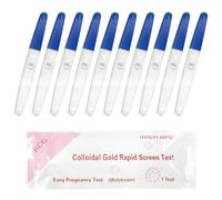 10 Pièces Test De Grossesse Précoce Teste De Grossesse Ultra Precoce | Précis et Fiable, Emballage Individuel, Sûr et Hygiénique, Portable et Facile à Utiliser