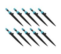 10 Pièces Tête de Micro-irrigation Goutte à Automatique | PP et Pom, Installation Facile, Performance Adaptée aux Intempéries, pour Massifs Fleuris et Balcons