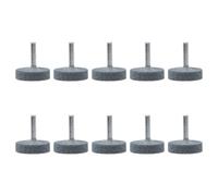 10 Pièces Têtes de Broyage en Corindon Brun 6mm pour Meule à