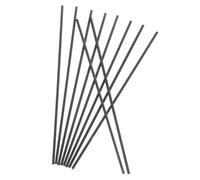 10 Pièces Tige de Graphite, Agitateur Cylindrique Noir | Surface Lisse, Outil Solide Supportant la Chaleur, pour Bijoutiers et Techniciens Lors du Raffinage des Métaux