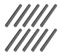 10 Pièces Tige de Mélange en Graphite 6mm, Barre Conductrice | Surface Lisse Cylindrique, pour Creusets et Essais D’électrode, Usage Métal et Chimie