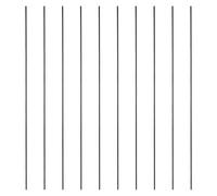 10 Pièces Tige Ronde en Fibre de Carbone Solide 3mm pour Réparation Rc | Finition Mate Noire, Structure Ultralégère, Remplacements Rapides, pour Ailes et Cadres de Modèles