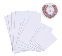 10 Pièces Tissu Broderie 11CT Toile A Broder, Tissu Point De Croix, Toile Point De Croix, Tissu Pour Point De Croix Pour Travaux Manuels Projets De Crochet, 30 × 45 Cm, 30 × 30 Cm, 20 X 20 Cm