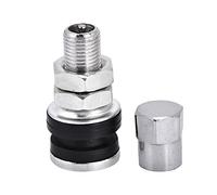 10 pièces TR161 ATV tondeuses à Gazon Go-Karts Bateau remorques Voiture Camion Moto Boulon dans Pneu Pneu Valve tiges Courtes métal avec Bouchon Anti-poussière, Outil de réparation Automobile