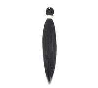 10 pièces tressage cheveux pré-étiré tresse 20 pouces longue tresse professionnelle Extensions de cheveux synthétique Crochet torsion tresses Installation et enlèvement faciles(Natural black)