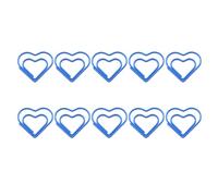 10 Pièces Trombones Décoratifs En Forme De Cœur Signets Clips Planificateur Colorés Pour La Papeterie Bureau À Domicile Planificateur En Métal Petits Signets Papier Coeur Pour Les Étudiants