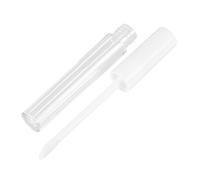10 Pièces Tube à Lèvres Vide 2,5ml Rond, ABS Transparent