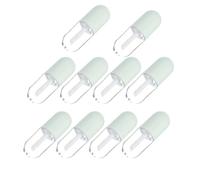 10 Pièces Tube de Gloss à Lèvres Vide 5ml en PP Applicateur | Format Rechargeable, pour Huile et Teinture Liquides, Bricolage Cosmétique, Voyage D'affaires, Couvercle Inclus