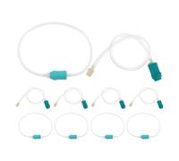 10 Pièces Tube D'extension 40cm en Plastique Transparent | Compatible Ventouses et Pompes à Main, Usage Domestique et Auto-thérapie, Facile à Nettoyer