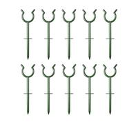 10 pièces Tuyau D'arrosage Clip De Fixation Guide Pointe Protection Des Plantes Support Extérieur Fournitures D'irrigation pour cour, bordures allées