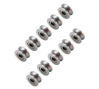 10 pièces U624ZZ U poulie à roulement billes for voie ferrée linéaire, ils sont double blindage for se tenir l'écart des contaminants entrant et garder la lubrification livré,Durabilité améliorée