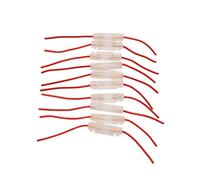 10 pièces universel fil rouge coque transparente câblage en ligne 30 x 6mm porte-fusible 10A Câblage de protection