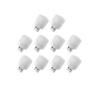 10 Pièces USB Veilleuse Protection des Yeux Livre Lampe de Lecture Prise USB Ordinateur Alimentation Mobile LED Lampe de Nuit, Lumière Chaude
