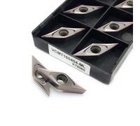10 pièces VCMT160401 VCMT160402 VCMT160404 ML KT8060 outil de tour outil CNC outil de tournage externe plaquettes de tournage(VCMT160404 ML KT8060)