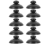 10 pièces ventouses d'aquarium, ventouses Noires d'aquarium de 1 Pouce, Tasse en Caoutchouc antidérapante pour l'installation 'aération ', Tube de Compagnie aérienne et Pompe