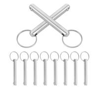 10 Pièces Verrouillage à Bille à Ressort Anneau, Acier Q235 | Structure à Bille Unique, Mécanisme Intégré, Verrouillage Radial Stable, pour Lignes D'automatisation et Usages Industriels