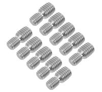 10 Pièces Vis D’adaptation M8x10 à M10x10 en Acier Inoxydable | Adaptateur Réducteur de Filetage, Précision et Pose Facile, Usage Pro ou Bricolage, Finition Argenté