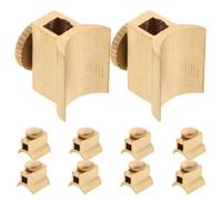 10 Pièces Vis de Coulisse en Laiton et Flûte, Kit de Réparation | Pièces Minuscules, Finition Or, Compatibilité, Améliore la Prise en Main, Accessoires