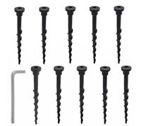10 Pièces Vis pour Terre Compatible avec Husqvarna Automower 105 305 308