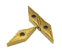 10 pièces VNMG160408 VNMG160404 MA VP15TF US735 UE6020 Outil de fraisage et tournage for métaux, lame en carbure, fraise for tour CNC(VNMG160404 US735)