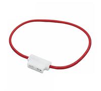 10 pièces voiture fusibles voiture porte-fusible moyen avec câble for voiture bateau camion ATC/ATO lame rouge voiture accessoires Câblage de protection