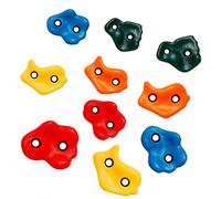 10 pierres à grimper d'escalade pour structures de jeux - fixations non inclues multi-couleurs TU