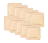 10 Pieza Apósito de Espuma de Silicona Parches Antiescaras con Borde, Apositos Adhesivos 7.5x7.5cm Autoadhesivo Impermeable Transpirable para Protección heridas para Uso Diario y Heridas Leves
