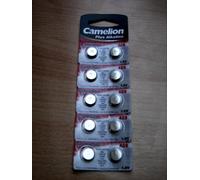 Camelion AG9/LR45/LR936/394 Pack de 10 Piles jetables pour Appareil Photo