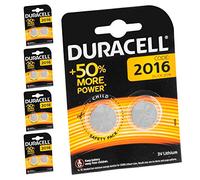 10 Piles CR2016 PILES BOUTON LITHIUM Modèle Piles Duracell pour machines à calculer et de montres