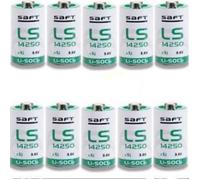 10 Piles Lithium 3.6V 1250mAH 1/2 AA LS14250 SAFT