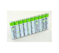 10 Piles LR03 AAA 1.5V Alcalines EXALIUM