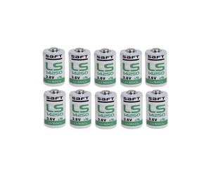 10 Piles LS14250 / CR1/2AA Saft Lithium 3,6V
