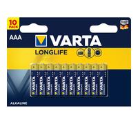 10 Piles VARTA Longlife Extra AA LR06