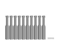 NOCH Piliers réglables Easy-Track 53943 – H0/TT/N, hauteur 80–138 mm – 10 pièces