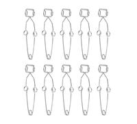 10 Pinces à Tube à Essai, Acier Inoxydable, Résistant Haute Température, Confortables avec Prise Doigt - Durable, Sécurité Optimale, Idéal Laboratoire Chimie