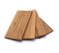 10 Plaquettes en bois de châtaignier foncé dimensions 11.5x5.5cm, gravure, découpe, décoration -CREATISTSHOP