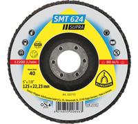 10 Plateaux à lamelles TE SUPRA SMT624 CS461X 40 N GEW 125X22,23 KLINGSPOR - 322772
