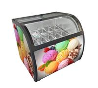 10 plateaux commerciaux en acier inoxydable pour glaces, gelato, sucettes glacées