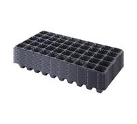 10 Plateaux de Semis pour La Croissance des Plantes avec des Trous de Drainage, Plateaux de Secences, Plateaux de Démarrage de Semis Réutilisables, Plateau de Culture Plateau de Germenation, 50 Trous