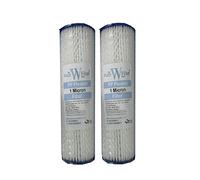 10 Pleated Washable Reusable Sediment Water Filter Cartridge 1 Micron Fits all 10 Water Filter Housings by The Water Filter Men