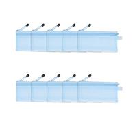 10 pochettes à eau en filet |pour l'organisation du papier/papeterie (Bleue)