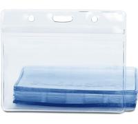 10 Pochettes De Cartes Transparentes Et Flexibles, Pour Une Protection Optimale Contre La Poussière Et L'eau. Peuvent Être Utilisés Comme, Étui Pour Carte D¿Identité Ou Badge
