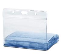 10 pochettes de cartes transparentes et flexibles, pour une protection optimale contre la poussière et l'eau. Peuvent être utilisés comme, Étui pour carte d’identité ou badge
