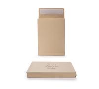 10 Pochettes Oxford Kraft 162X229X30 Auto Adhesive A Soufflet