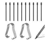 10 Pointes de Remplacement pour Boox Pen2 Pro, Boox Pen Plus, Stylet Remarkable 1/2,Tab X/Ultra/Ultra C/Mini C, Max 3/2/Lumi/Lumi2, Note 5/3/2/Pro/Air2/Air2 Plus, Nova 3/2/Pro/Air2/C - Noir