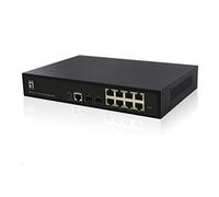 Level One Commutateur GEL-1061 8x RJ45 + 2x SFP Gigabit L2 20 Gbit/s QoS VLAN