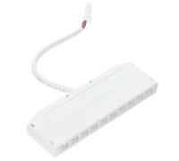 10 Ports Boîte de Jonction Plastique, pour Éclairage D’armoire | Boîtier Blanc Compact, Distribution Multi-ports, pour Câbles Basse Tension et Connexions Stables